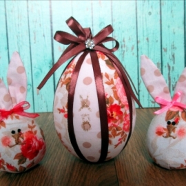 Пасхальное яйцо в технике кинусайга