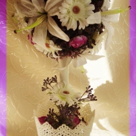 Топиарий,дерево из цветов