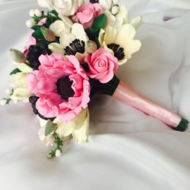 Букет невесты из полимерной глины