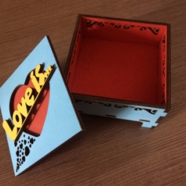 Шкатулка "Love is..."