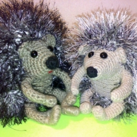 Вязаный  "Ежик "