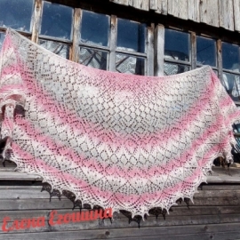 Шаль " лунный лабиринт"