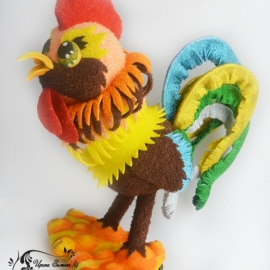 "Петух из фоамирана" видео-мастер-класс.мк