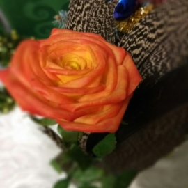 Цветок из холодного фарфора