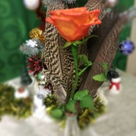 Цветок из холодного фарфора