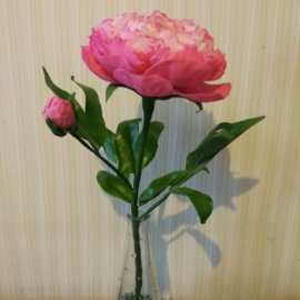 Цветок из холодного фарфора