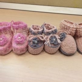 Пинетки для девочек 1фото, для мальчиков 2 фото