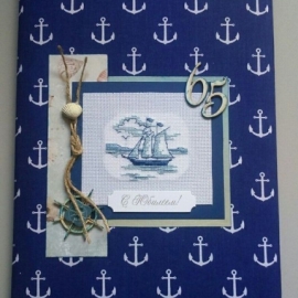 Папка адресная "С юбилеем"