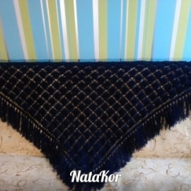 Шаль "Виноградная лоза"