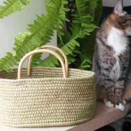 Корзина из джута