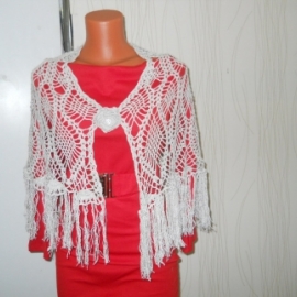 шаль - накидка "Северное сияние"