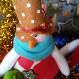 снеговик сувенир