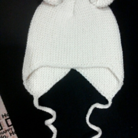 Комплект "Мишутка" (шапочка с ушками и снуд )