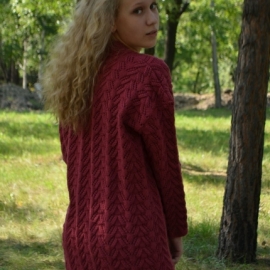 Кардиган  БРУСНИКА