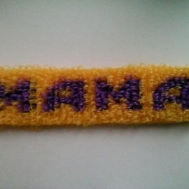 Именная мочалка "МАМА"