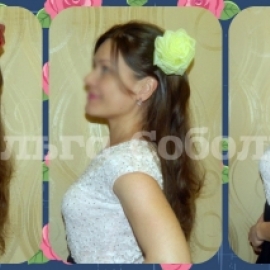 Розы из ткани