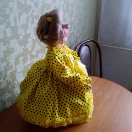 кукла на чайник.капрон.сентипон.