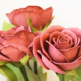 Роза на стебле