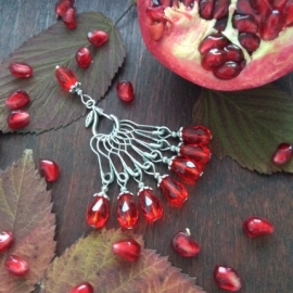 Маркеры для вязания "Сочный гранат"