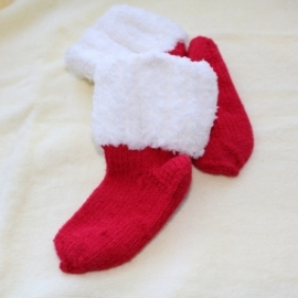 Носки "Как у Деда Мороза"