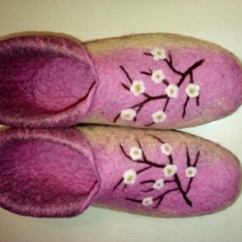 Валяные тапочки