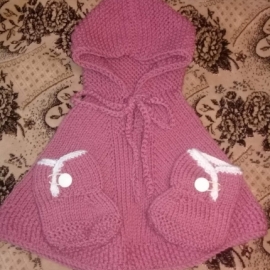 Детское пончо