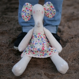 Текстильная кукла Слоник Катюша