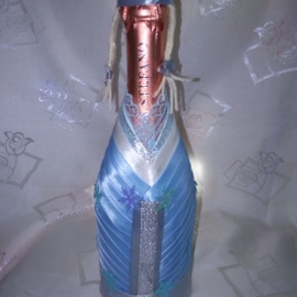 украшение на шампанское