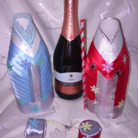 украшение на шампанское