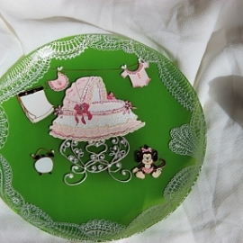 Тарелка для интерьера " Малыш"