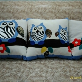 подушки совы
