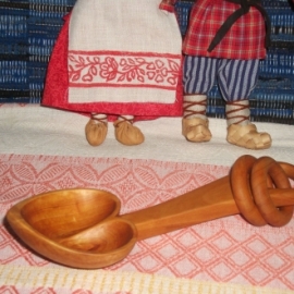 ложка из дерева "Деревянная свадьба"
