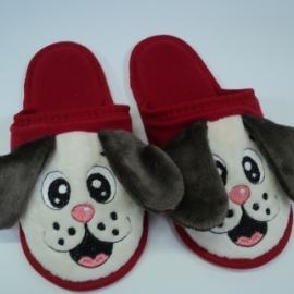 Тапочки с вышивкой детские