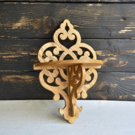 Декоративные полочки из дуба