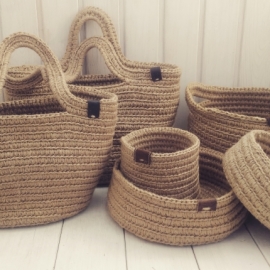 Сумка из джута