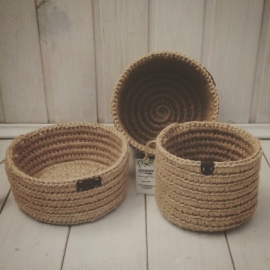 Джутовая корзина