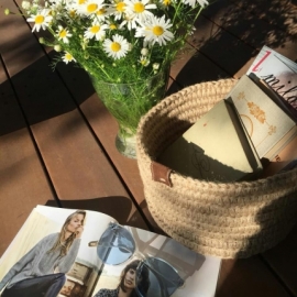 Джутовая корзина