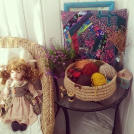 Джутовая корзина