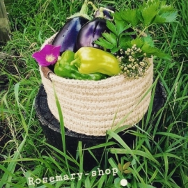 Джутовая корзина