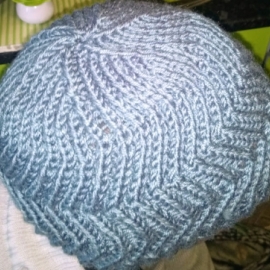 Шапка мужская "ЗИГЗАГ "