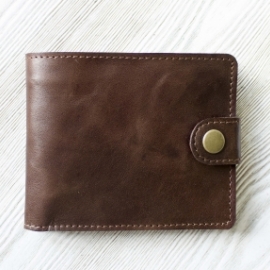 Портмоне из натуральной кожи "Горячий шоколад"