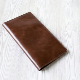 Портмоне из натуральной кожи "Горячий шоколад"