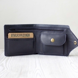 Портмоне из натуральной кожи "Индиго"