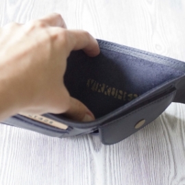 Портмоне из натуральной кожи "Индиго"