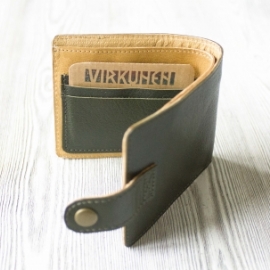 Портмоне из натуральной кожи "Норвежский лес"