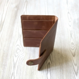 Портмоне для паспорта, карт, банкнот "Карамель"