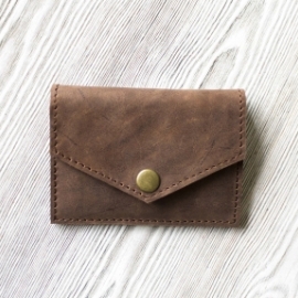 Кошелек для мелочи, пластиковых карт и банкнот "Лесной орех"