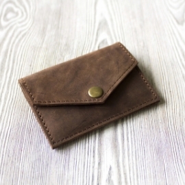 Кошелек для мелочи, пластиковых карт и банкнот "Лесной орех"