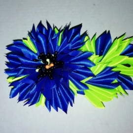 Заколка-автомат "Василёк"