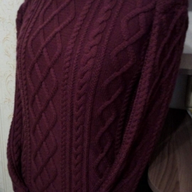 Женский джемпер "Сливовая радость"